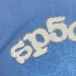 Hoodie Sp5der Web Sky Blue - Image 6