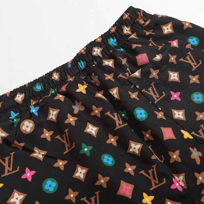 Set Louis Vuitton Monogram Multicolor Shirt and Shorts Set LV012 - Image 10
