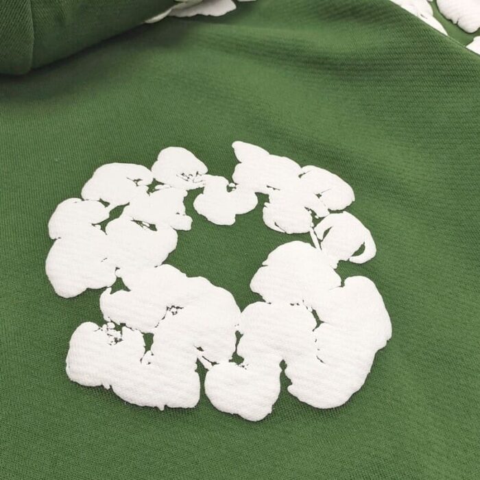 Hoodie Denim Tears The Cotton Wreath Green - Image 4