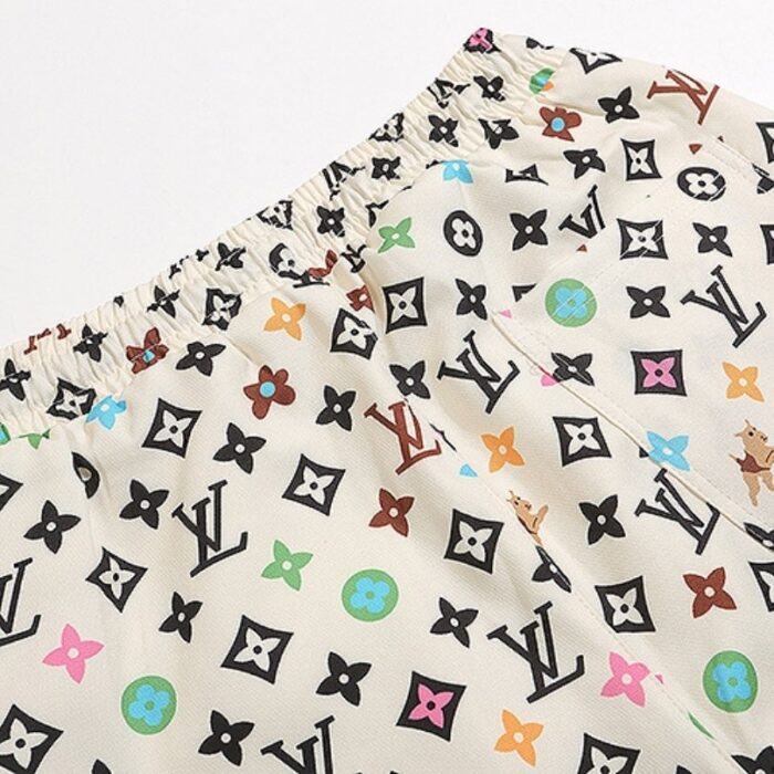 Shorts Louis Vuitton Multicolor Monogram Print LV008 - Image 6