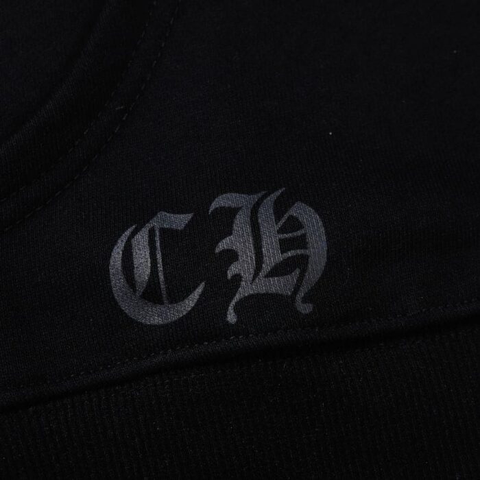 Hoodie Chrome Hearts Black Red Embroidered CH081 - Image 7