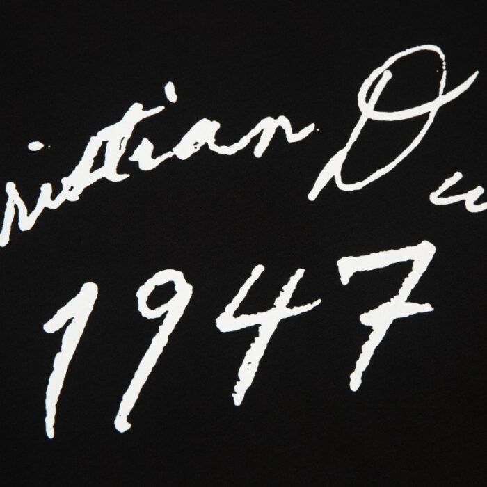 T-shirt Christian Dior Embossed Monogram Navy DO062 - Image 4