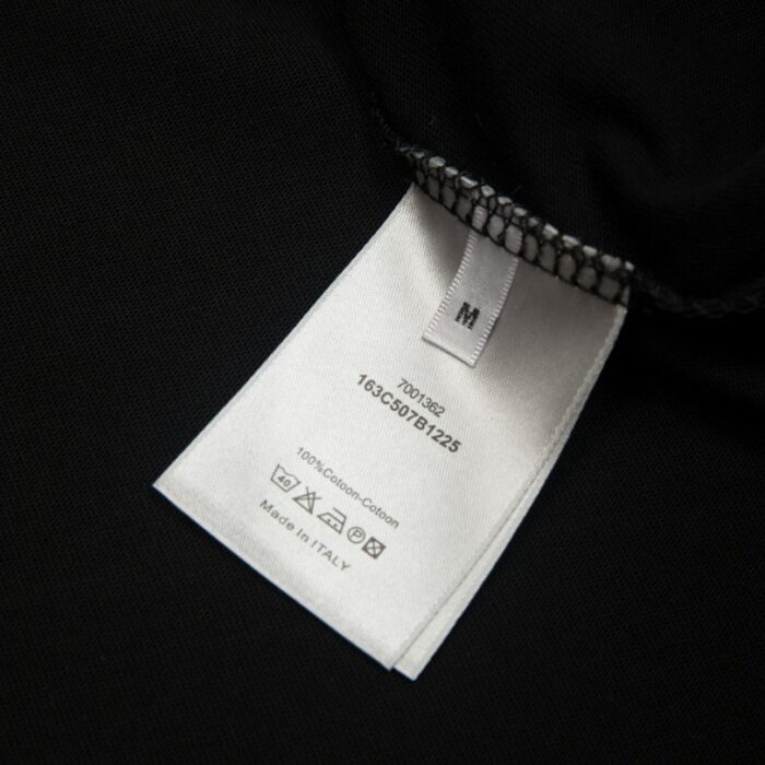 T-shirt Christian Dior Embossed Monogram Navy DO062 - Image 10