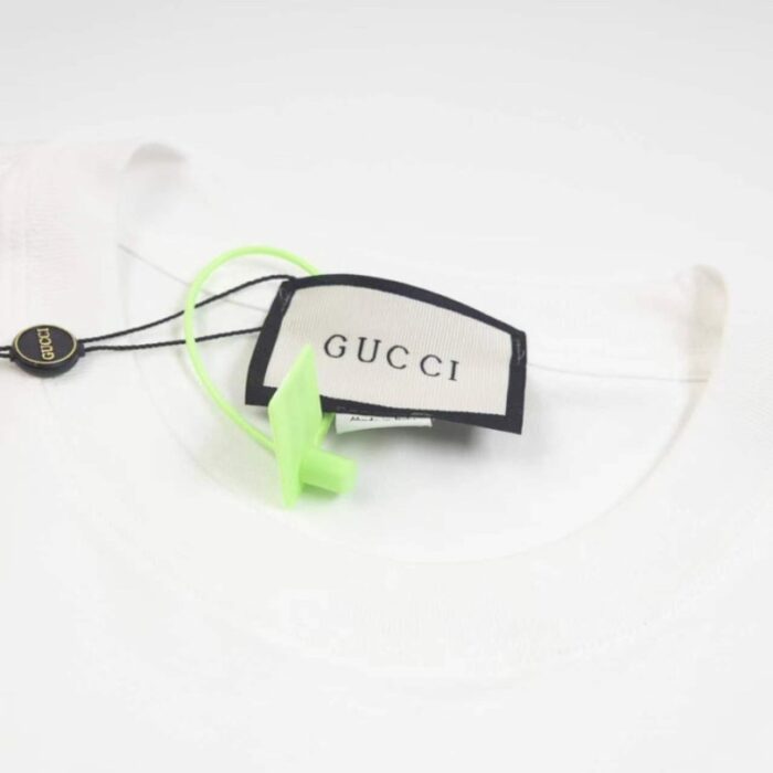 T-shirt Gucci Dans Le Vert White GC073 - Image 5