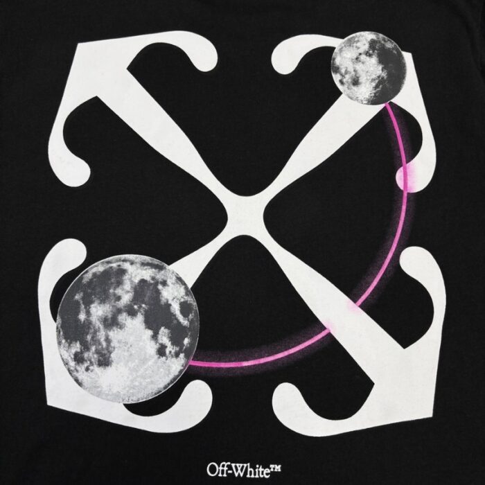 T-shirt Off-White Lunar Graphic OFF006 - Image 5