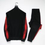 Tracksuit Prada White and Black Red Stripe PD050 - Image 4