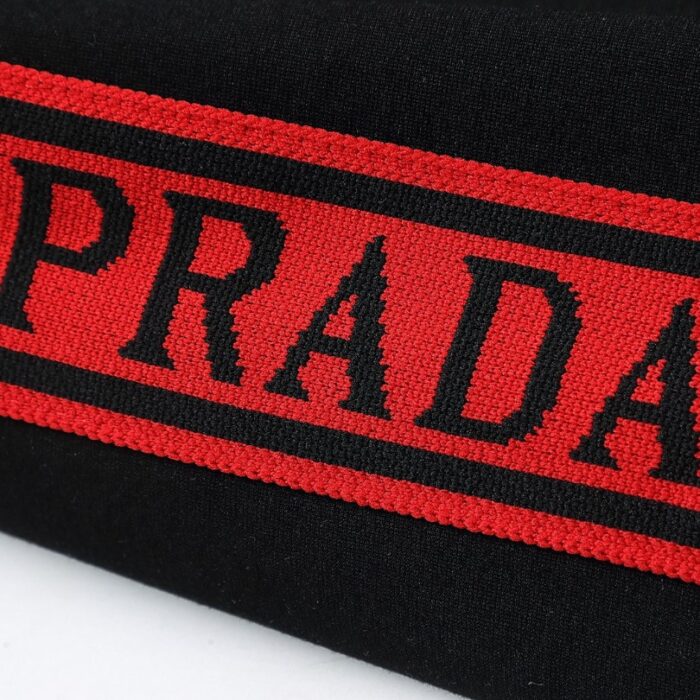 Tracksuit Prada White and Black Red Stripe PD050 - Image 8