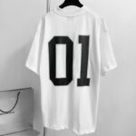 T-shirt- Balenciaga Basketeball White BL113 - Image 2