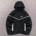 Set Nike Tech Fleece Black (Reflective) NK057 - Image 2