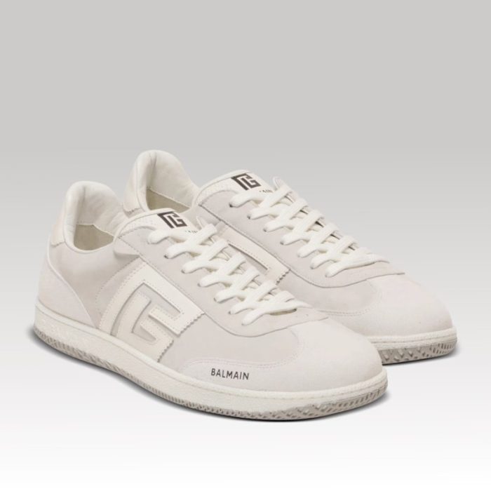 Balmain Calfskin Swan Trainer BM027 - Image 2