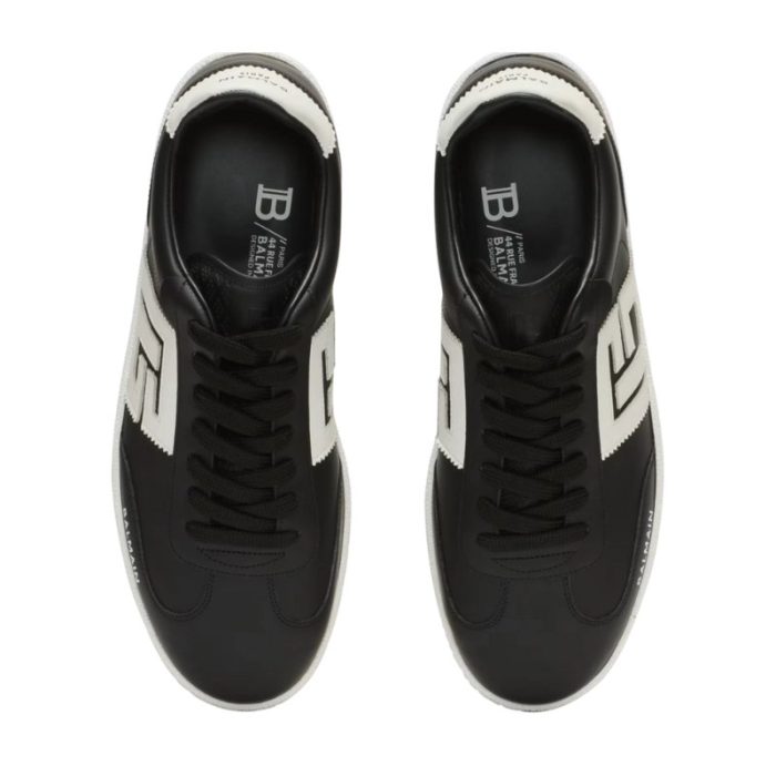 Balmain Calfskin Swan Trainer BM026 - Image 3