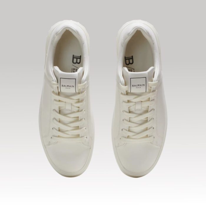 Balmain B-Court Trainer in Calfskin BM020 - Image 4