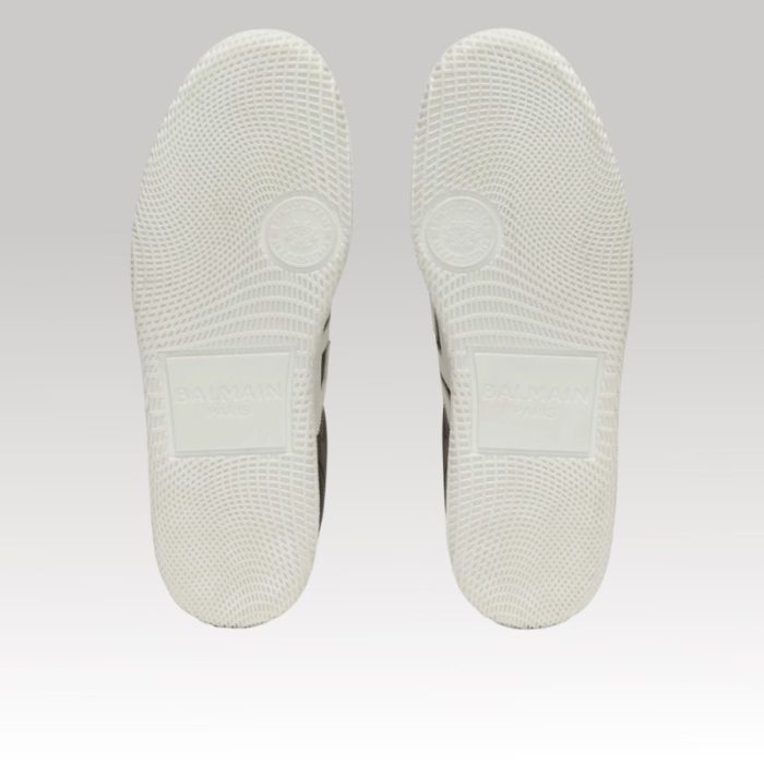 Balmain Calfskin Swan Trainer BM026 - Image 4