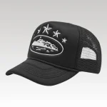 Cap Corteiz 5 Starz Alcatraz Hat Black - Drip Slum