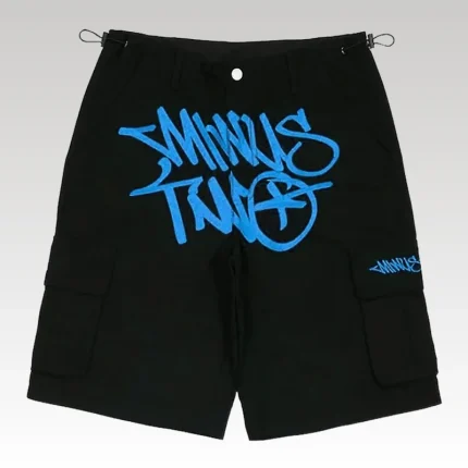 Shorts Minus Two Cargo Blue - Drip Slum
